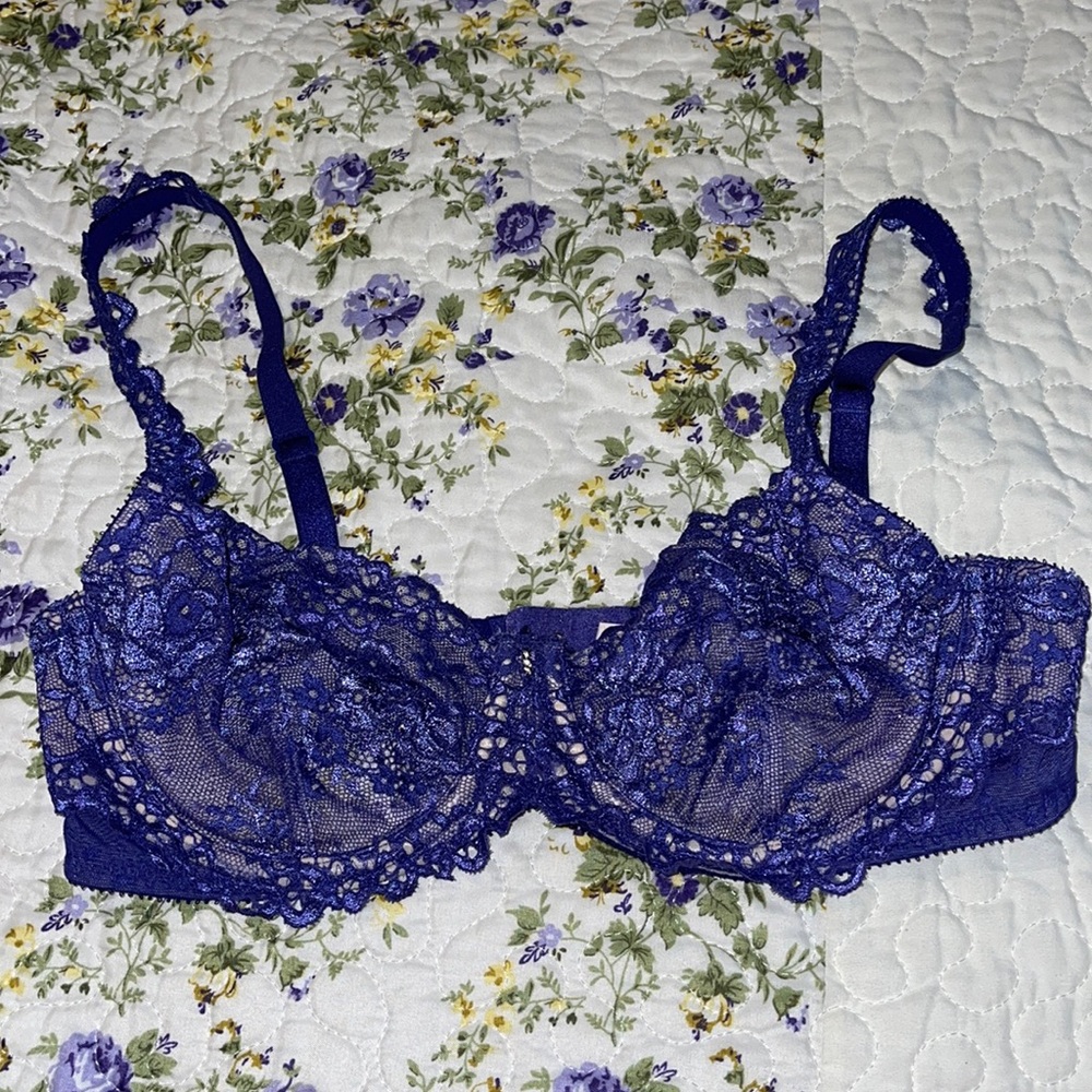 Purple bra